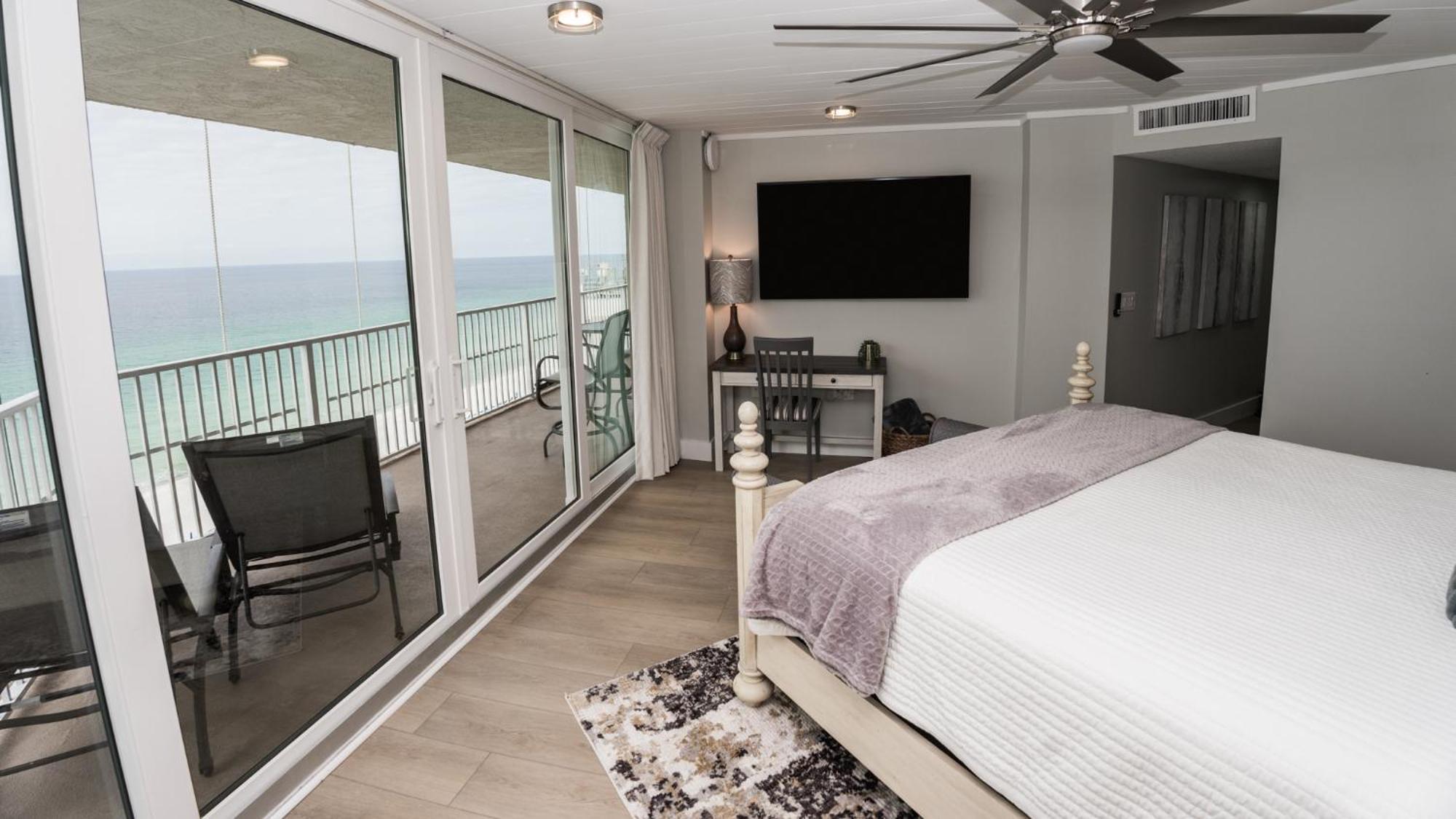 New Rental - 3Br 3Ba Corner Beachfront - 2024 Remodel - 3 Pools, Tiki Hut, Gym, Tennis Panama City Beach Eksteriør billede