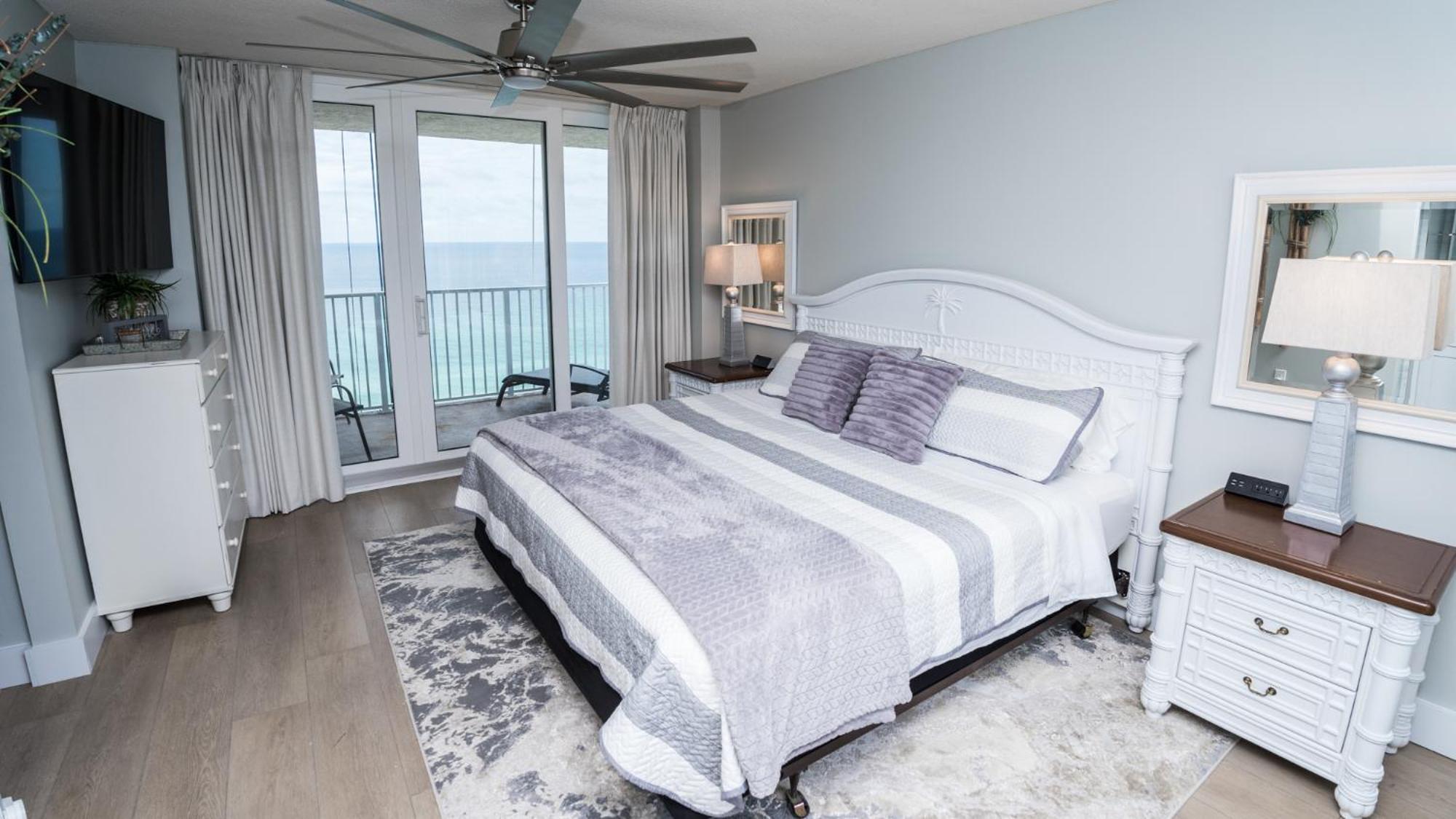 New Rental - 3Br 3Ba Corner Beachfront - 2024 Remodel - 3 Pools, Tiki Hut, Gym, Tennis Panama City Beach Eksteriør billede