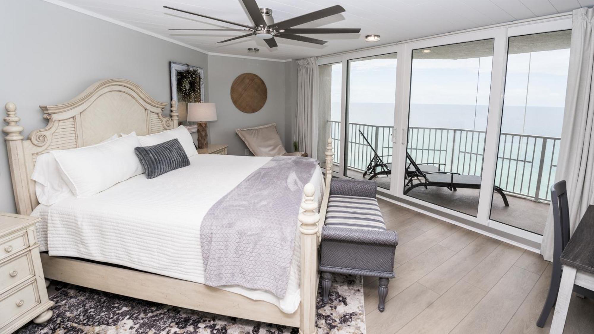 New Rental - 3Br 3Ba Corner Beachfront - 2024 Remodel - 3 Pools, Tiki Hut, Gym, Tennis Panama City Beach Eksteriør billede